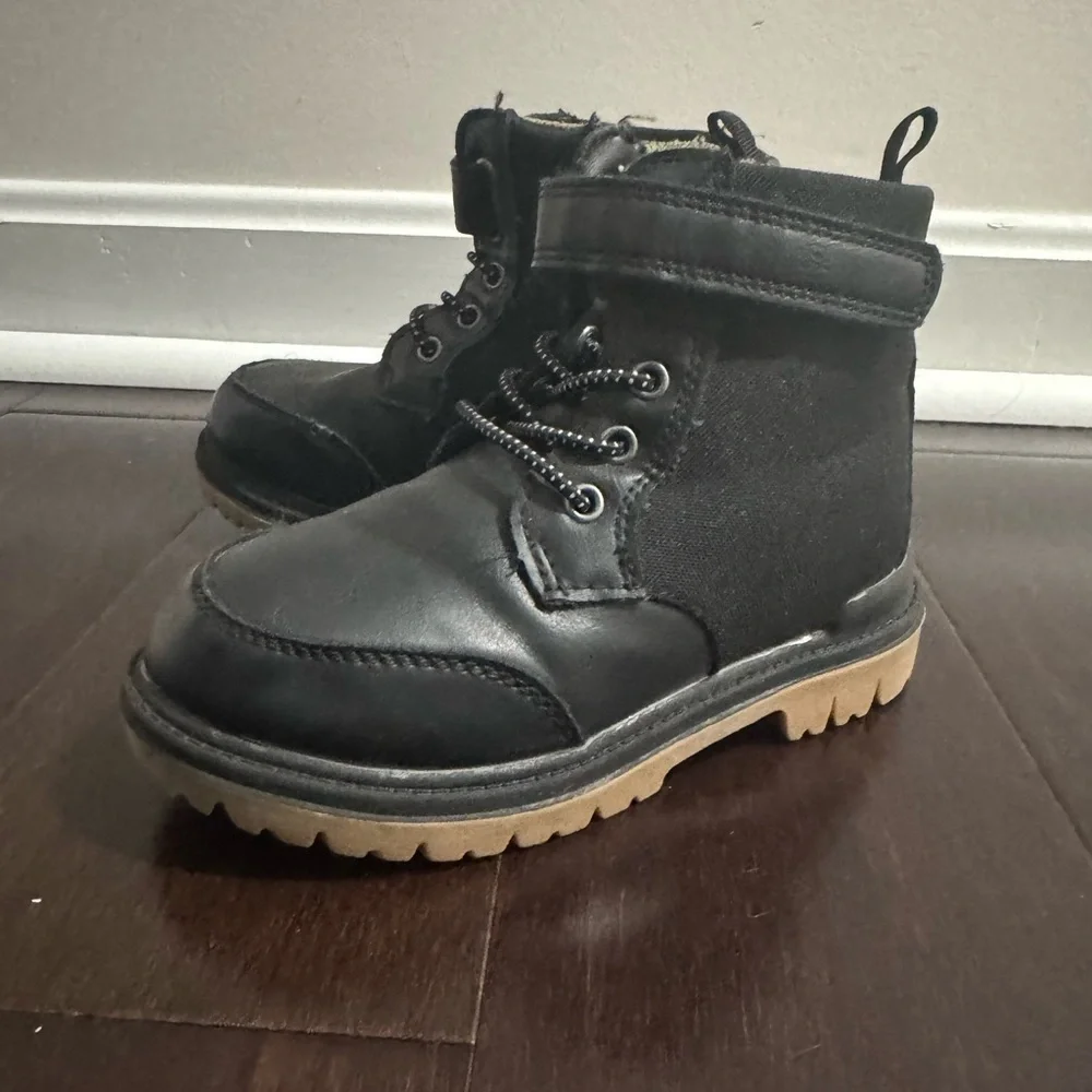 Toddler Wonder Nation Black Boots